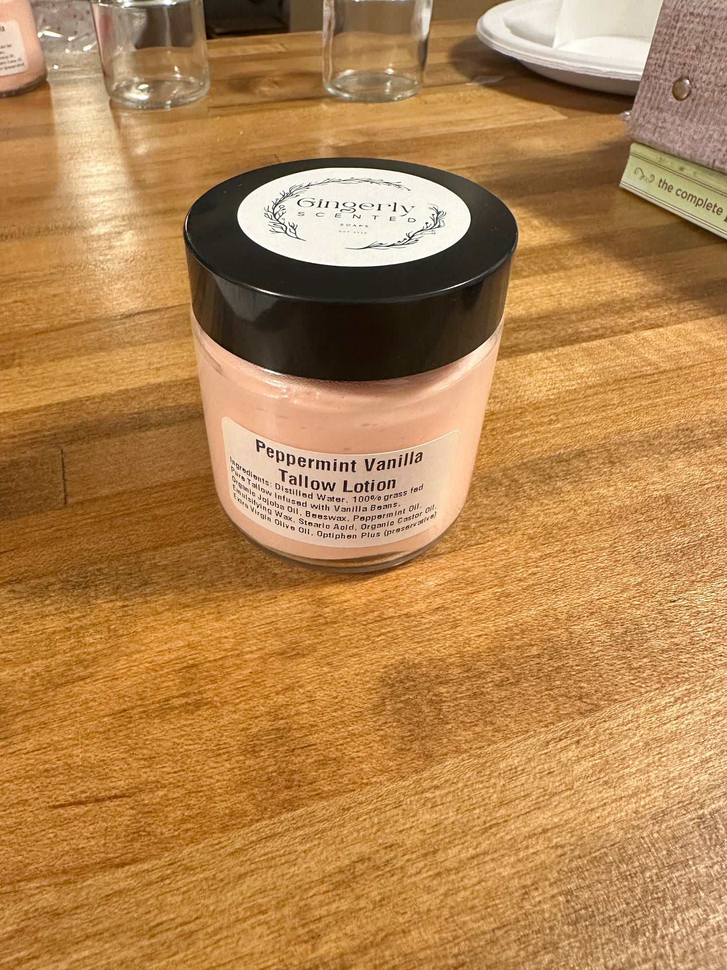 Peppermint Vanilla Tallow Lotion
